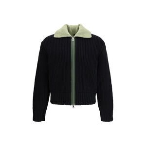 Namacheko Black Wool Men's Cardigan